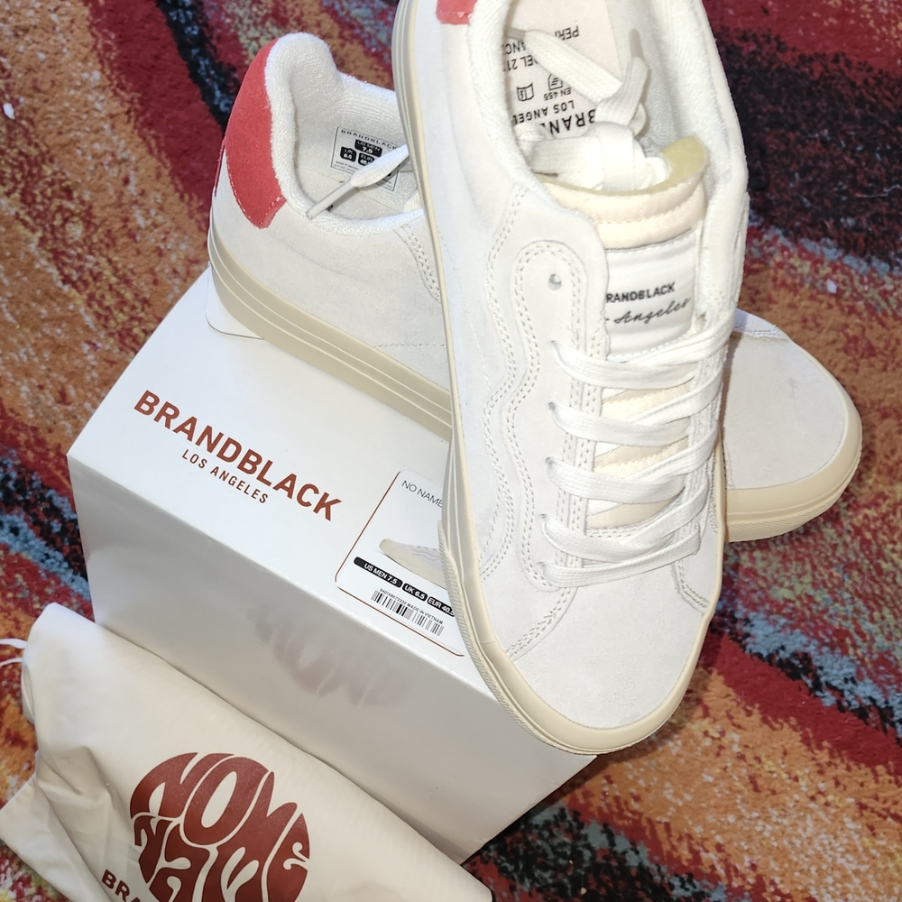 Brandblack White and Red Casual Sneakers